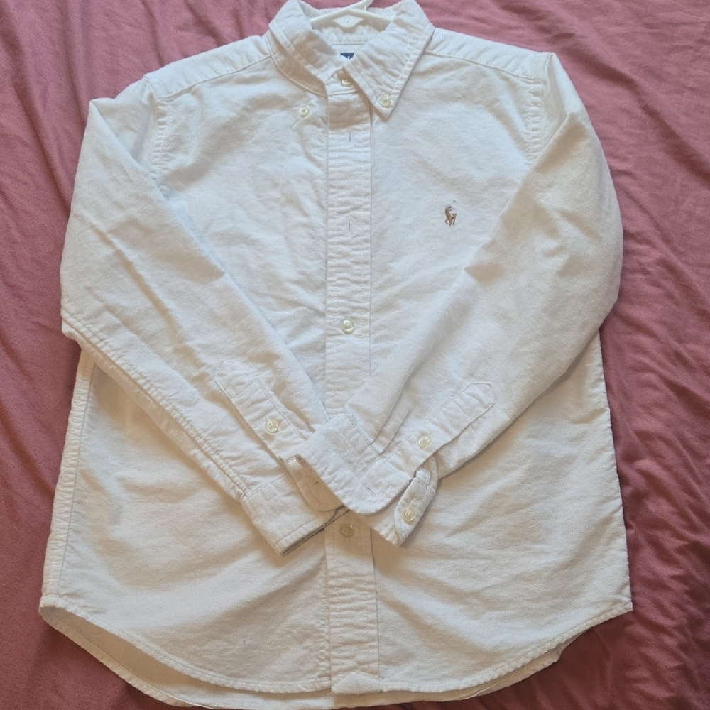 Polo by Ralph Lauren White Button Down Shirt